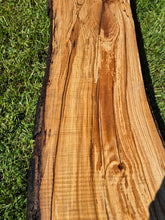 Load image into Gallery viewer, Beech Live edge board - 460mm x 1560mm (ID: BEE017)