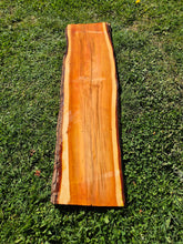 Load image into Gallery viewer, Yew Live edge board - 300mm x 1130mm (ID: YEW041)