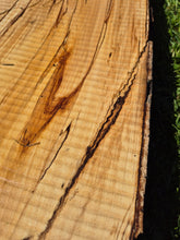 Load image into Gallery viewer, Beech Live edge board - 350mm x 1610mm (ID: BEE016)