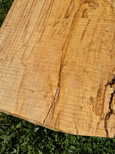 Load image into Gallery viewer, Beech Live edge board - 350mm x 1610mm (ID: BEE016)
