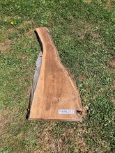 Load image into Gallery viewer, Walnut Live edge board - 1170mm x 440mm (ID: WAL012)