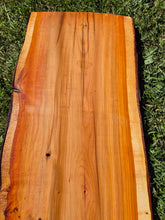 Load image into Gallery viewer, Yew Live edge board - 300mm x 1120mm (ID: YEW042)