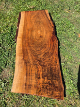Load image into Gallery viewer, Walnut Live edge board - 470mm x 1070mm (ID: WAL010)