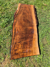 Load image into Gallery viewer, Walnut Live edge board - 470mm x 1070mm (ID: WAL010)