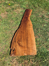 Load image into Gallery viewer, Walnut Live edge board - 1170mm x 440mm (ID: WAL012)